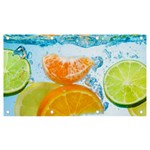 Fruits, Fruit, Lemon, Lime, Mandarin, Water, Orange Banner and Sign 7  x 4 