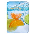 Fruits, Fruit, Lemon, Lime, Mandarin, Water, Orange Rectangular Glass Fridge Magnet (4 pack)