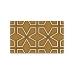 Gold Pattern Texture, Seamless Texture Sticker (Rectangular)