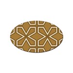 Gold Pattern Texture, Seamless Texture Sticker Oval (10 pack)