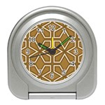Gold Pattern Texture, Seamless Texture Travel Alarm Clock