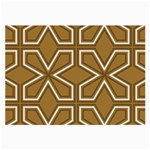 Gold Pattern Texture, Seamless Texture Large Glasses Cloth (2 Sides)