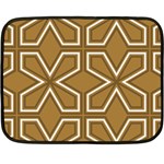 Gold Pattern Texture, Seamless Texture Fleece Blanket (Mini)