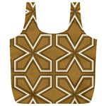 Gold Pattern Texture, Seamless Texture Full Print Recycle Bag (XXL)