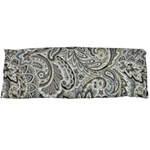 Gray Paisley Texture, Paisley Body Pillow Case (Dakimakura)