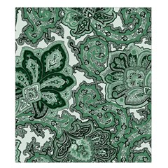 Green Ornament Texture, Green Flowers Retro Background Duvet Cover Double Side (King Size) from ArtsNow.com Front