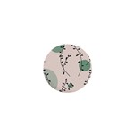 Plants Pattern Design Branches Branch Leaves Botanical Boho Bohemian Texture Drawing Circles Nature 1  Mini Magnets