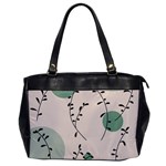 Plants Pattern Design Branches Branch Leaves Botanical Boho Bohemian Texture Drawing Circles Nature Oversize Office Handbag