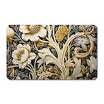 Flower Floral Pattern Floral Digital Spring Flora Botanical Blossom Bloom Vintage Magnet (Rectangular)