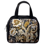 Flower Floral Pattern Floral Digital Spring Flora Botanical Blossom Bloom Vintage Classic Handbag (One Side)