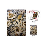 Flower Floral Pattern Floral Digital Spring Flora Botanical Blossom Bloom Vintage Playing Cards Single Design (Mini)