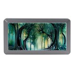 Trees Forest Mystical Forest Background Landscape Nature Memory Card Reader (Mini)