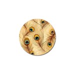 Vintage Peacock Feather Peacock Feather Pattern Background Nature Bird Nature Golf Ball Marker