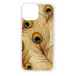 Vintage Peacock Feather Peacock Feather Pattern Background Nature Bird Nature iPhone 13 mini TPU UV Print Case