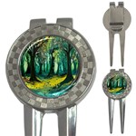 Trees Forest Mystical Forest Nature Junk Journal Landscape Nature 3-in-1 Golf Divots