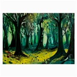 Trees Forest Mystical Forest Nature Junk Journal Landscape Nature Large Glasses Cloth