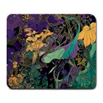 Flowers Trees Forest Mystical Forest Nature Large Mousepad