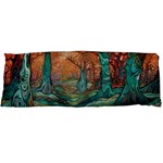 Trees Tree Forest Mystical Forest Nature Junk Journal Scrapbooking Landscape Nature Body Pillow Case Dakimakura (Two Sides)