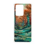 Trees Tree Forest Mystical Forest Nature Junk Journal Scrapbooking Landscape Nature Samsung Galaxy S20 Ultra 6.9 Inch TPU UV Case
