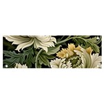 Flower Blossom Bloom Botanical Spring Nature Floral Pattern Leaves Banner and Sign 6  x 2 