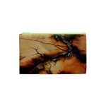 Texture Woodgrain Pattern Nature Wood Pattern Cosmetic Bag (XS)