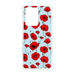 Poppies Flowers Red Seamless Pattern Samsung Galaxy S20 Ultra 6.9 Inch TPU UV Case