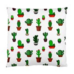 Cactus Plants Background Pattern Seamless Standard Cushion Case (One Side)