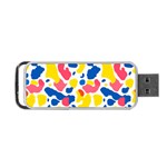 Colored Blots Painting Abstract Art Expression Creation Color Palette Paints Smears Experiments Mode Portable USB Flash (One Side)