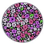 Flowers Floral Pattern Digital Texture Beautiful Wireless Fast Charger(White)