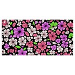 Flowers Floral Pattern Digital Texture Beautiful Banner and Sign 6  x 3 