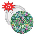 Fairies Fantasy Background Wallpaper Design Flowers Nature Colorful 2.25  Buttons (10 pack) 