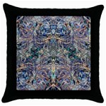 Alfabeto Throw Pillow Case (Black)