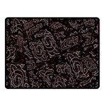 FusionVibrance Abstract Design Two Sides Fleece Blanket (Small)