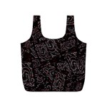 FusionVibrance Abstract Design Full Print Recycle Bag (S)