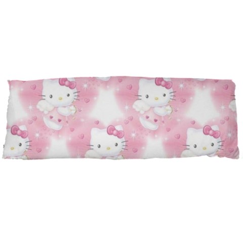 Hello Kitty Pattern, Hello Kitty, Child, White, Cat, Pink, Animal Body Pillow Case Dakimakura (Two Sides) from ArtsNow.com Front