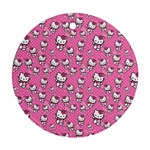 Hello Kitty Pattern, Hello Kitty, Child Ornament (Round)