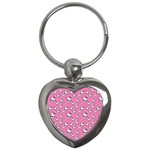 Hello Kitty Pattern, Hello Kitty, Child Key Chain (Heart)