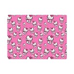 Hello Kitty Pattern, Hello Kitty, Child Premium Plush Fleece Blanket (Mini)