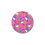 Hello Kitty, Cute, Pattern Golf Ball Marker (4 pack)