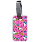 Hello Kitty, Cute, Pattern Luggage Tag (one side)