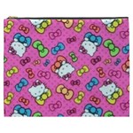 Hello Kitty, Cute, Pattern Cosmetic Bag (XXXL)