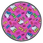Hello Kitty, Cute, Pattern Wireless Fast Charger(Black)