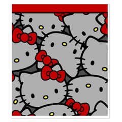 Hello Kitty, Pattern, Red Duvet Cover Double Side (California King Size) from ArtsNow.com Front
