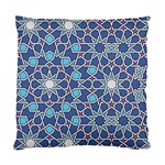 Islamic Ornament Texture, Texture With Stars, Blue Ornament Texture Standard Cushion Case (Two Sides)