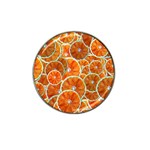 Oranges Patterns Tropical Fruits, Citrus Fruits Hat Clip Ball Marker