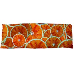 Oranges Patterns Tropical Fruits, Citrus Fruits Body Pillow Case Dakimakura (Two Sides) from ArtsNow.com Front