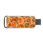 Oranges Patterns Tropical Fruits, Citrus Fruits Portable USB Flash (One Side)
