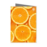 Oranges Textures, Close-up, Tropical Fruits, Citrus Fruits, Fruits Mini Greeting Cards (Pkg of 8)