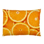 Oranges Textures, Close-up, Tropical Fruits, Citrus Fruits, Fruits Pillow Case (Two Sides)