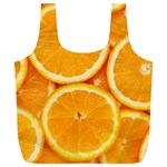 Oranges Textures, Close-up, Tropical Fruits, Citrus Fruits, Fruits Full Print Recycle Bag (XL)
